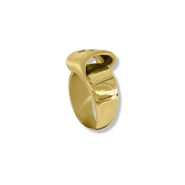 Anillo Azul Floral - Imagen 3