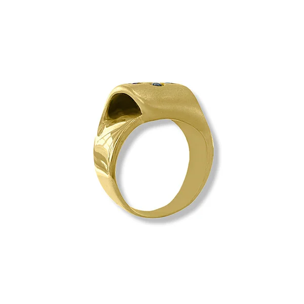 Anillo Azul Floral - Imagen 4