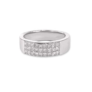 Anillo Engaste Invisible