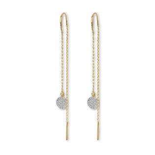 Aros Largos con Brillantes