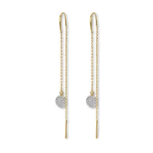 Aros Largos con Brillantes