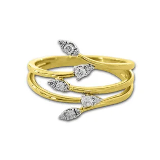 Anillo hojas